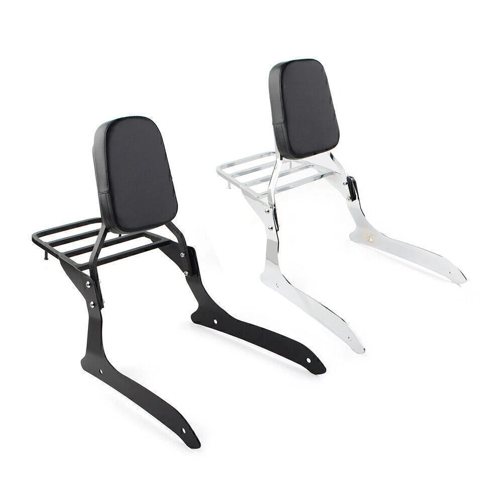 Backrest Sissy Bar Luggage Rack for Yamaha XVS1300A V Star 1300 (2007–2015)