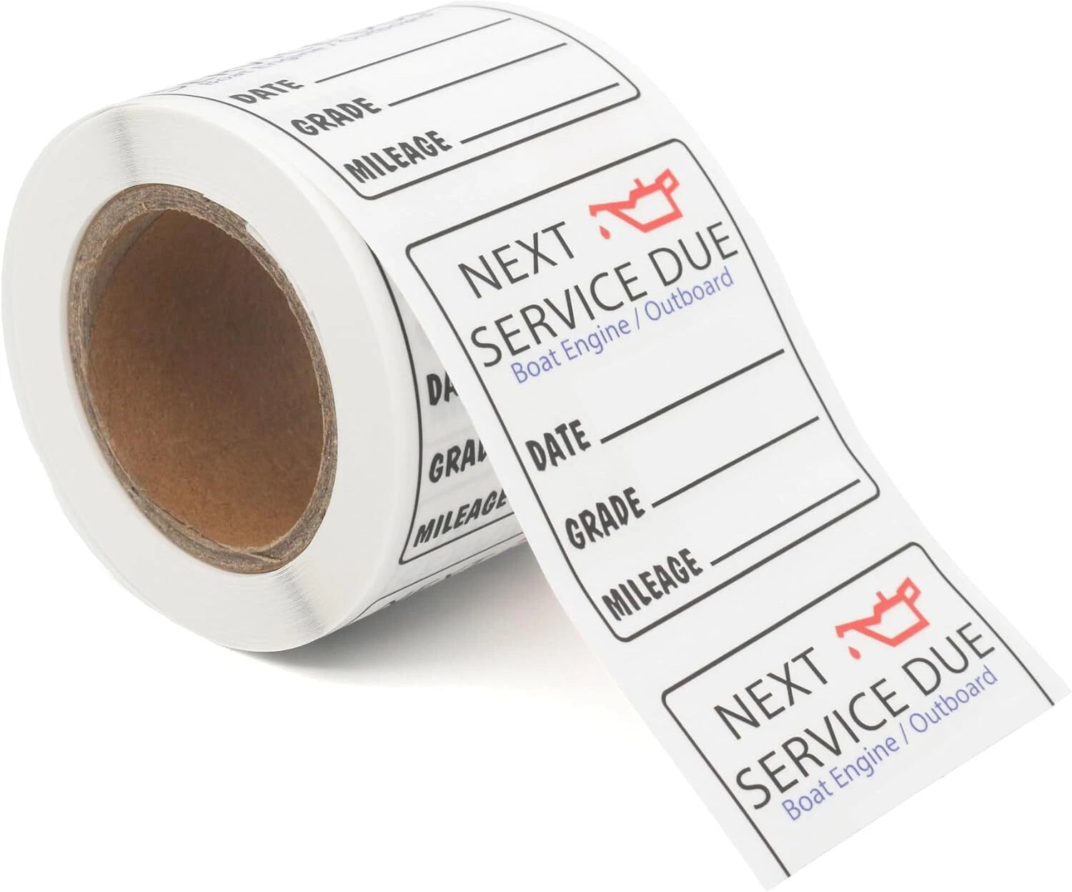 Maintenance Decal Roll for Boat Yacht & PWC (220 Pcs, 2" X 2")