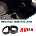 Gear Shift Switch Knob Cover Ring for Ford Mustang Mach-E 2021–2024 Black