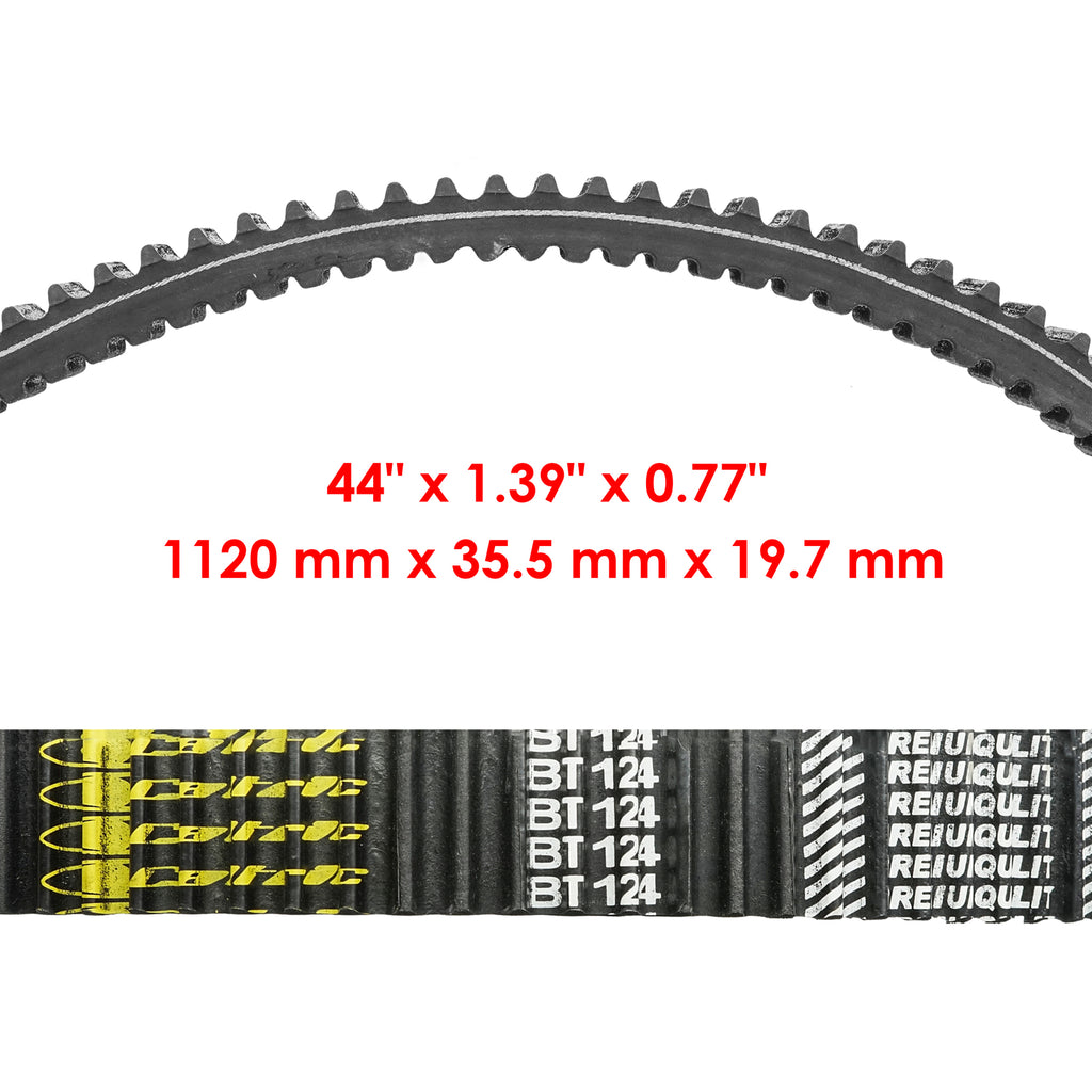 Primary Secondary Drive Clutch Aramid Belt Replacement for Can-Am Traxter (2016–2020)