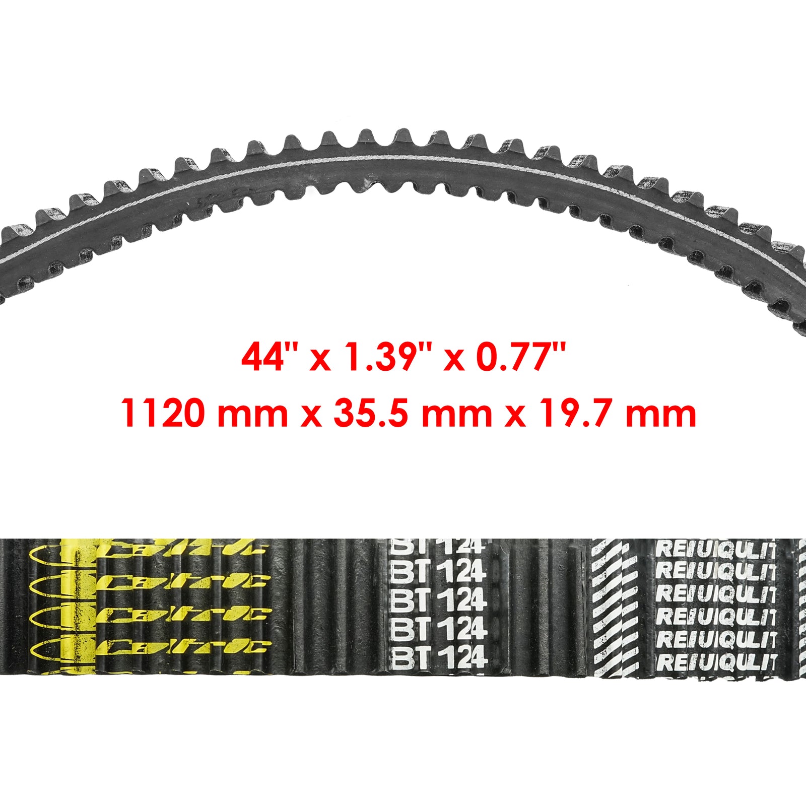 Primary Secondary Drive Clutch Aramid Belt Replacement for Can-Am Traxter (2016–2020)
