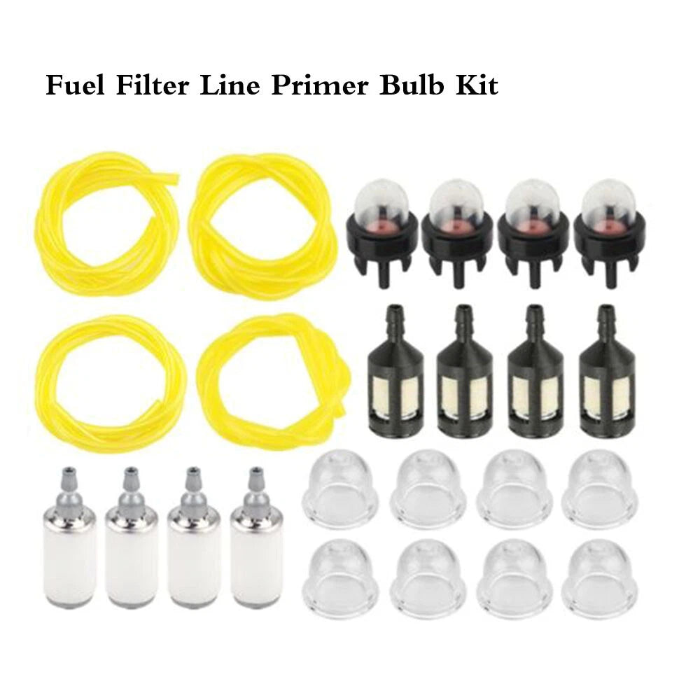 Set of 4 Fuel Line Filter Primer Bulb Kit for Poulan Weedeater Chainsaw 530095646