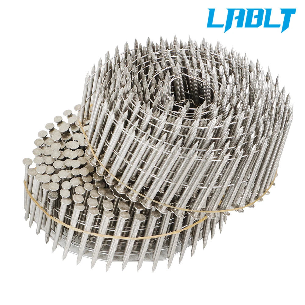 3600Pcs 15 Degree Ring Shank Stainless Steel Siding Nails for All Models