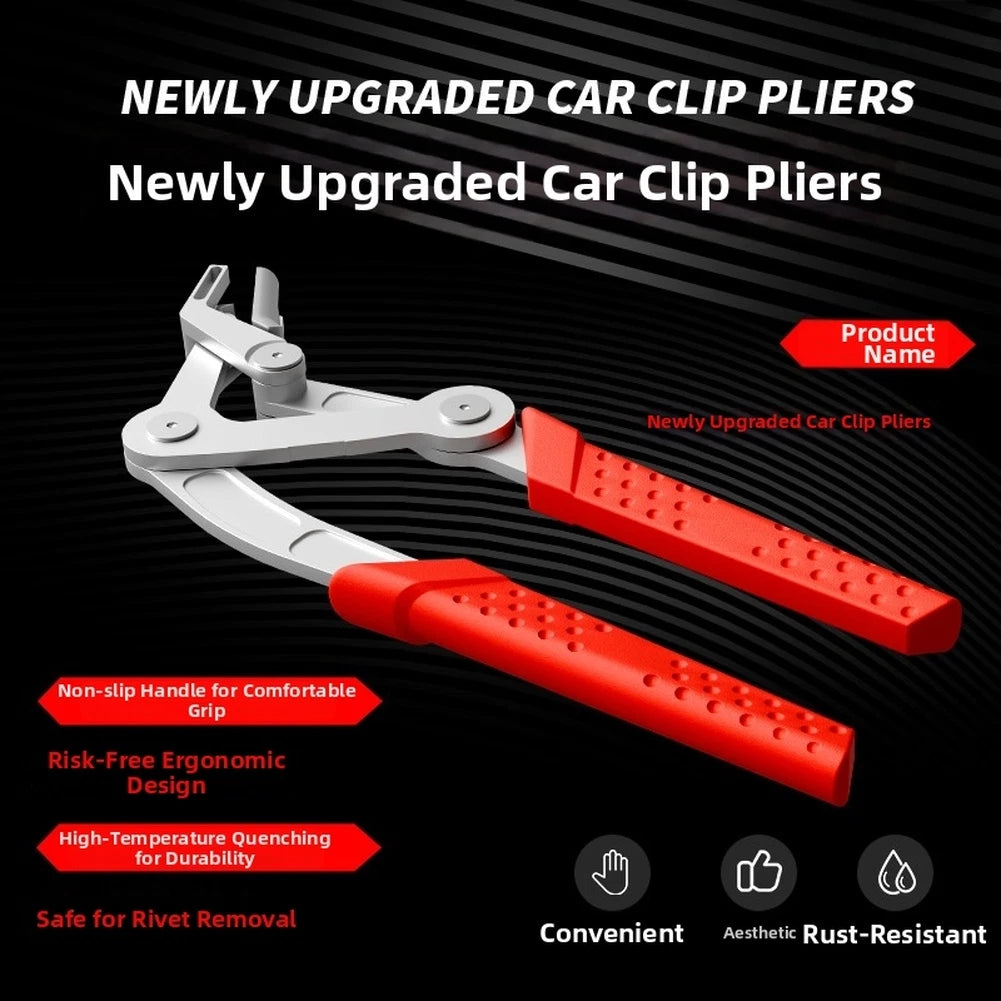 Snap Pliers for Plastic and Rubber Clips in Car Doors Interiors Trunks