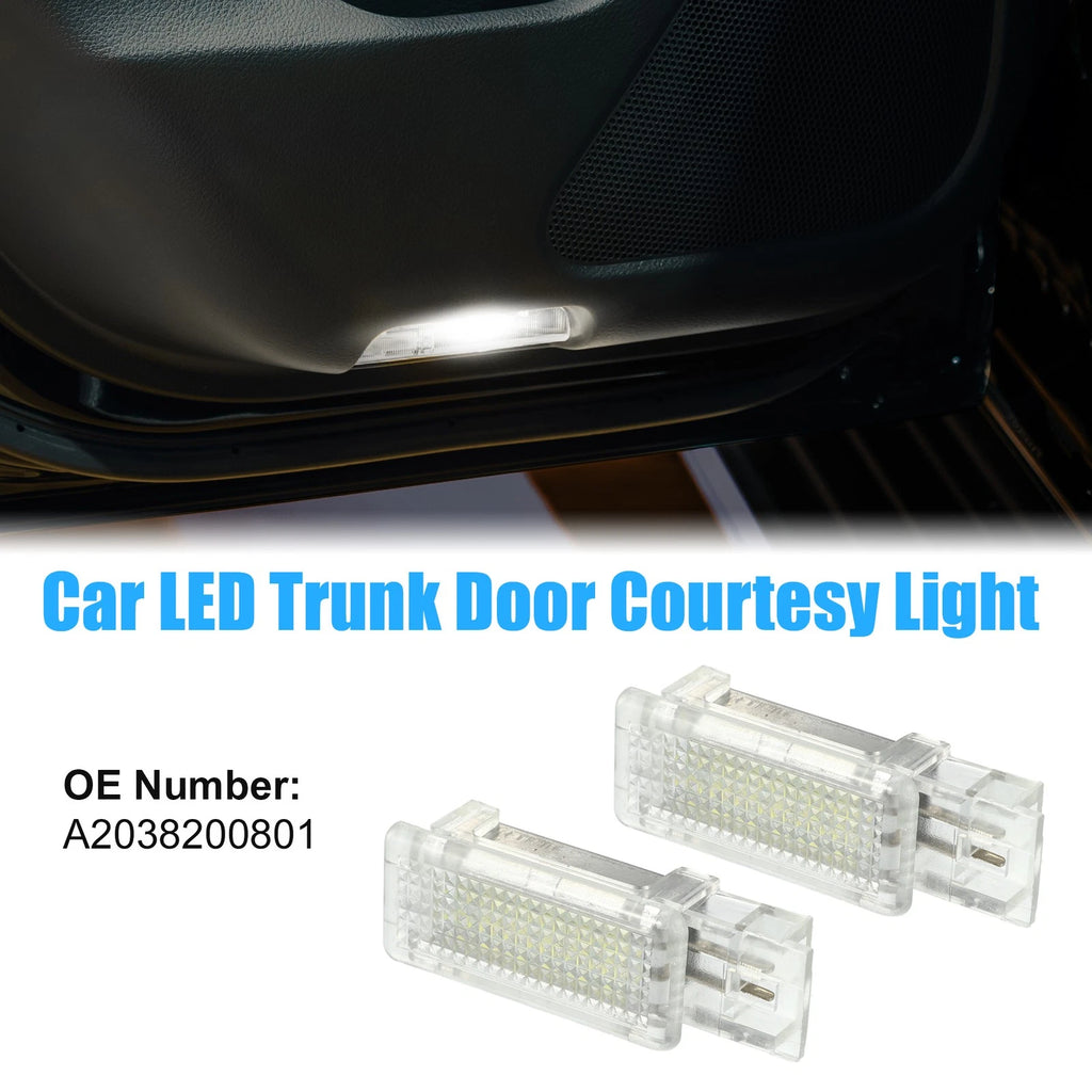 2 Pcs Side Door Courtesy Lights Under Seat Replacement for Mercedes-Benz CLA (2014–2019)