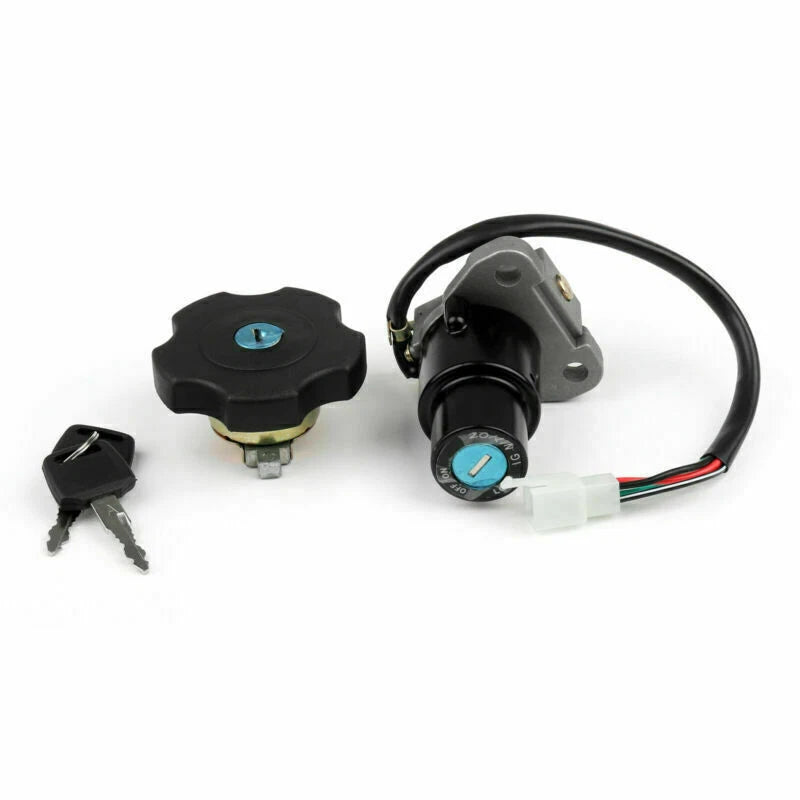 Ignition Switch Gas Cap Cover Lock Key Set for Yamaha XT600 TW200 XT225 (1983–2007)