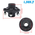 Trailer Hub Kit 5 Lug for 2000 lb Spindle (1" or 1.0625")