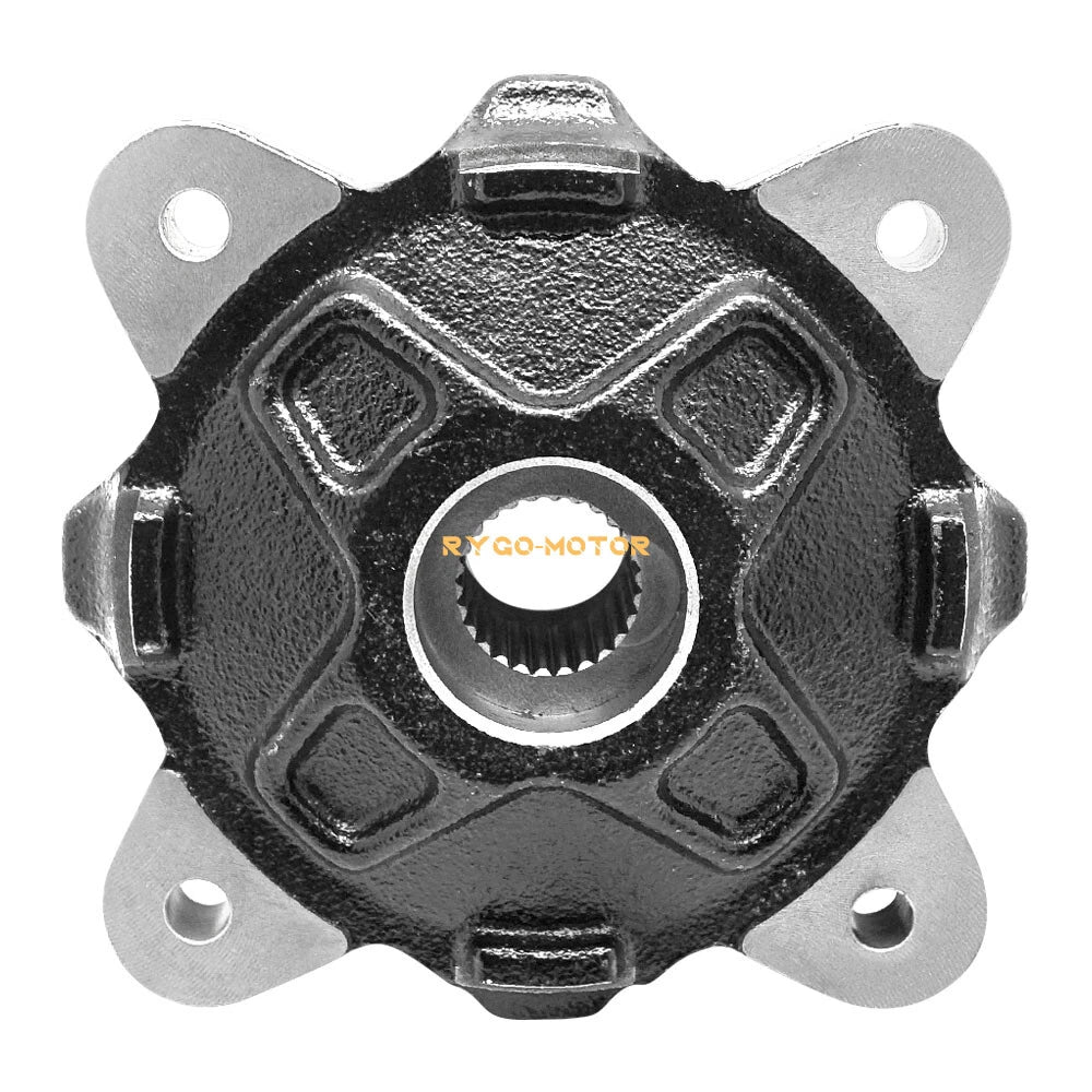 Front Wheel Hub & Disc Rotor w/Bolt Kit for Polaris Ranger 800 (2009–2014)