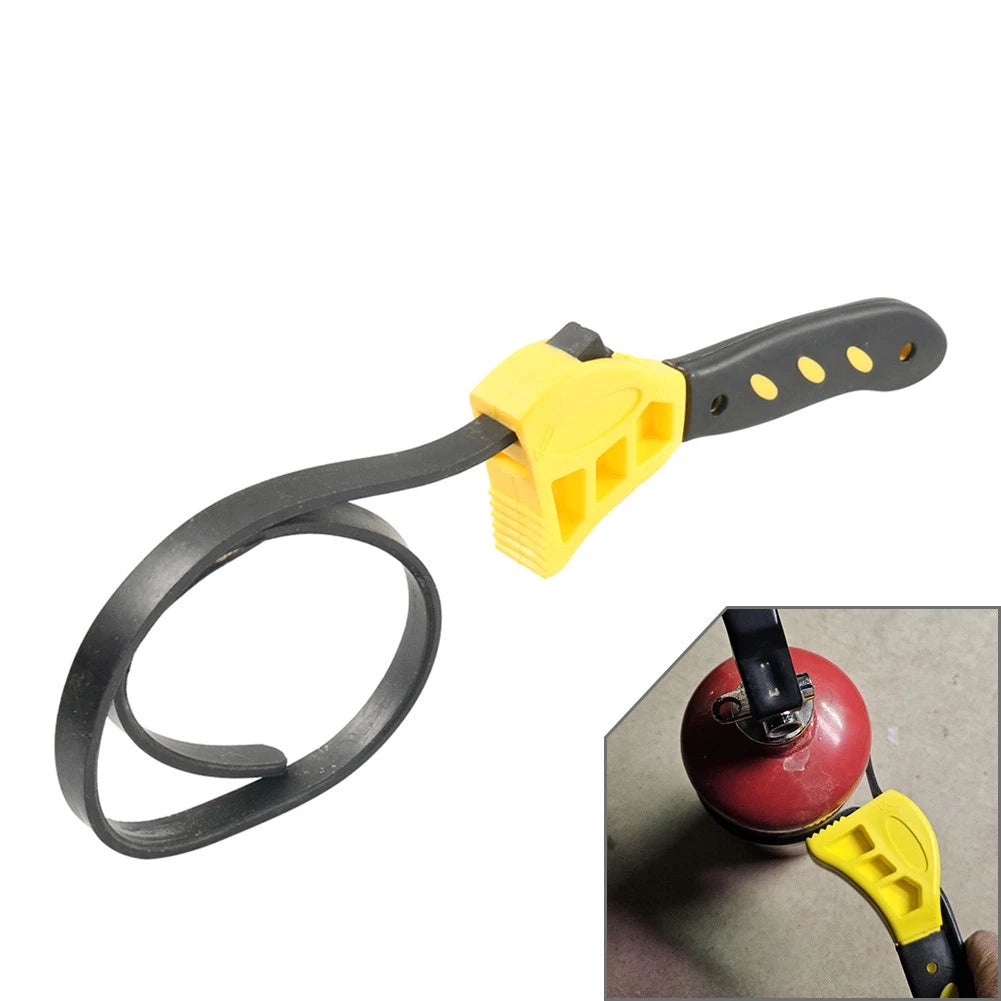 8 Inch Rubber Strap Wrench Tool for Mechanics