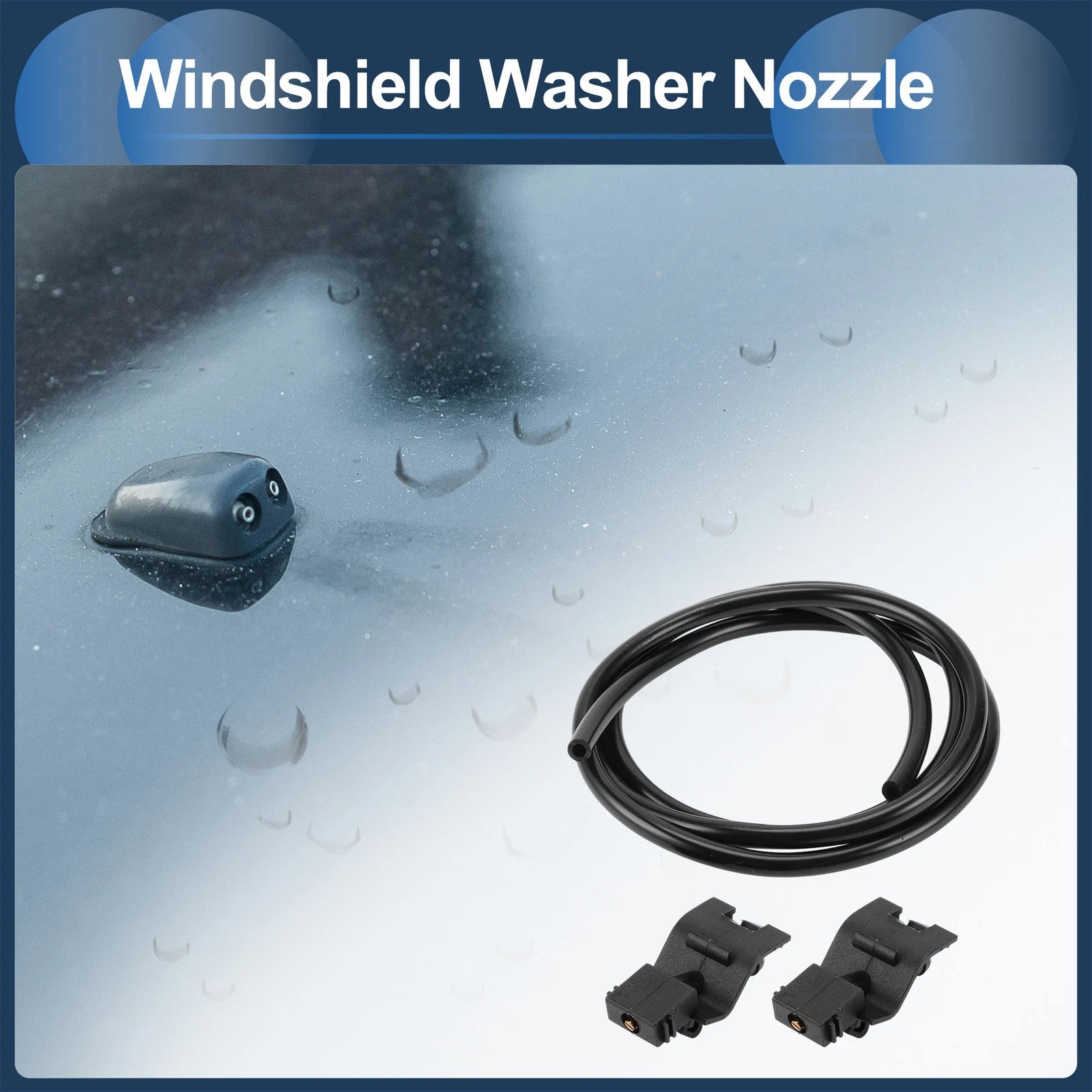 Windshield Washer Nozzle With Hose Kit for Toyota (2006–2013)