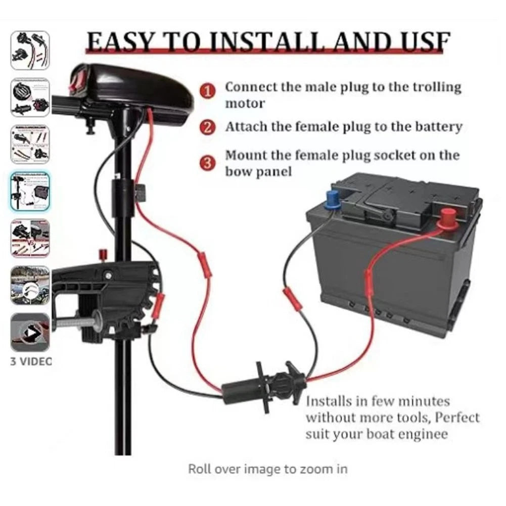 Waterproof Connector for Marine Power Transfer