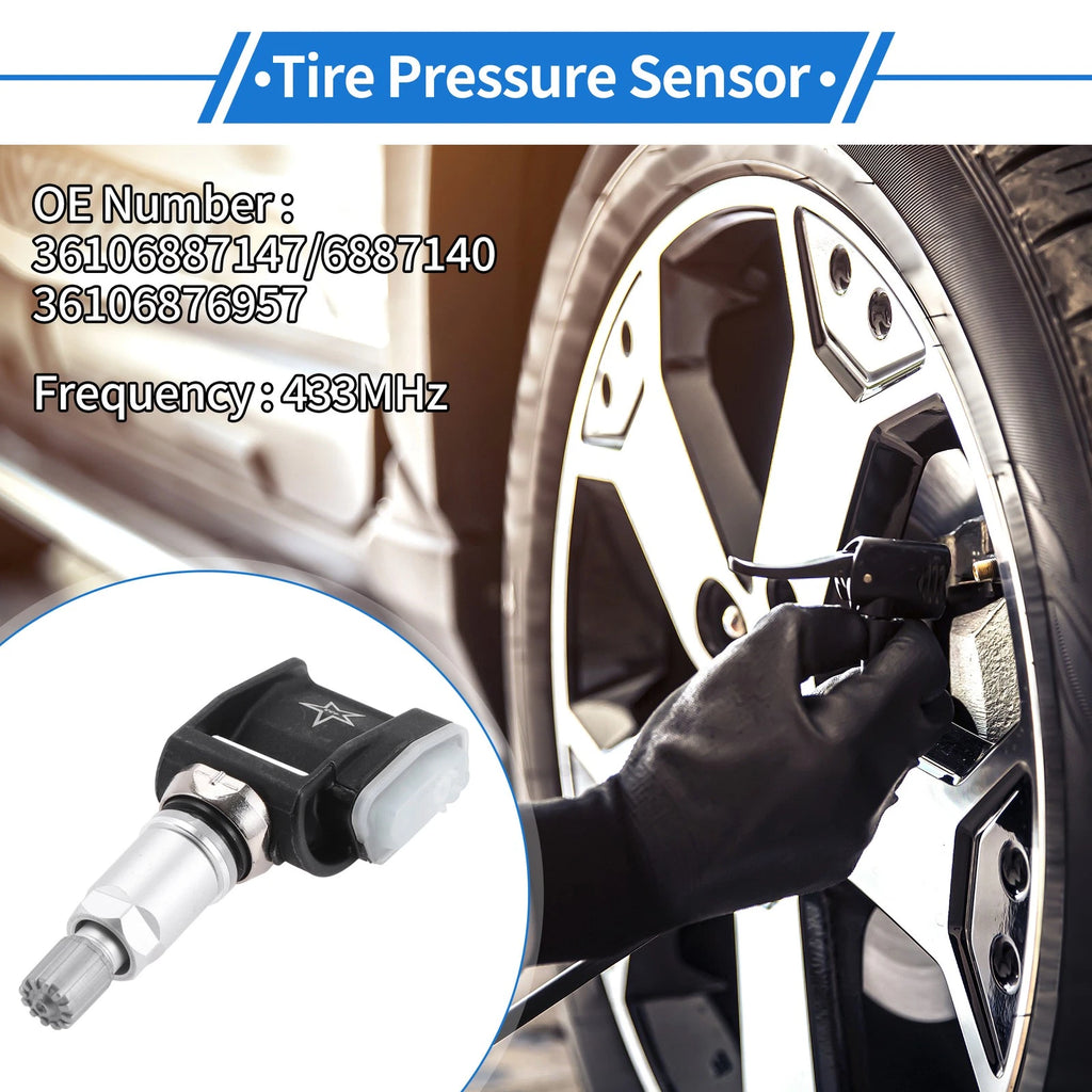 Tire Pressure Sensor Replacement for BMW 3 Series (2019–2024) 433MHz