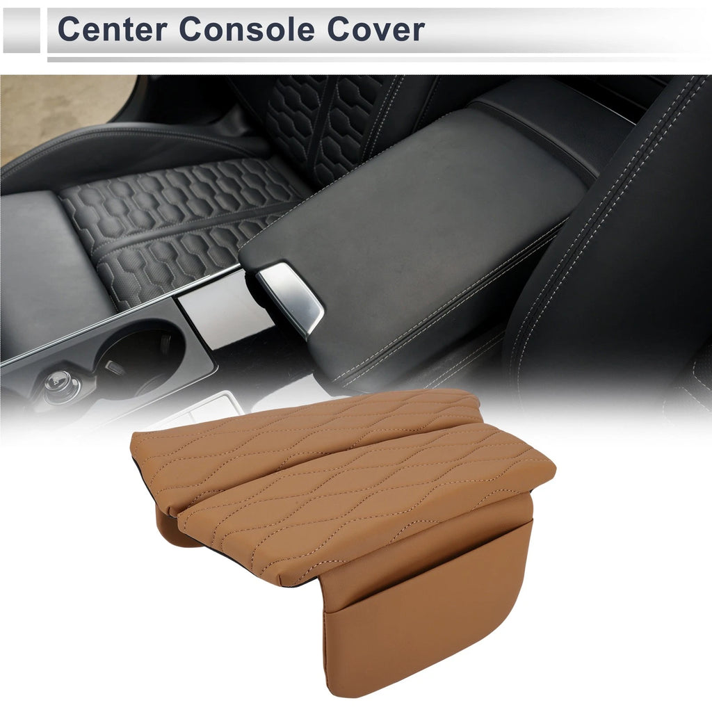 Car Center Console Cover with Storage Bag for BMW 5 Series (2011–2017)