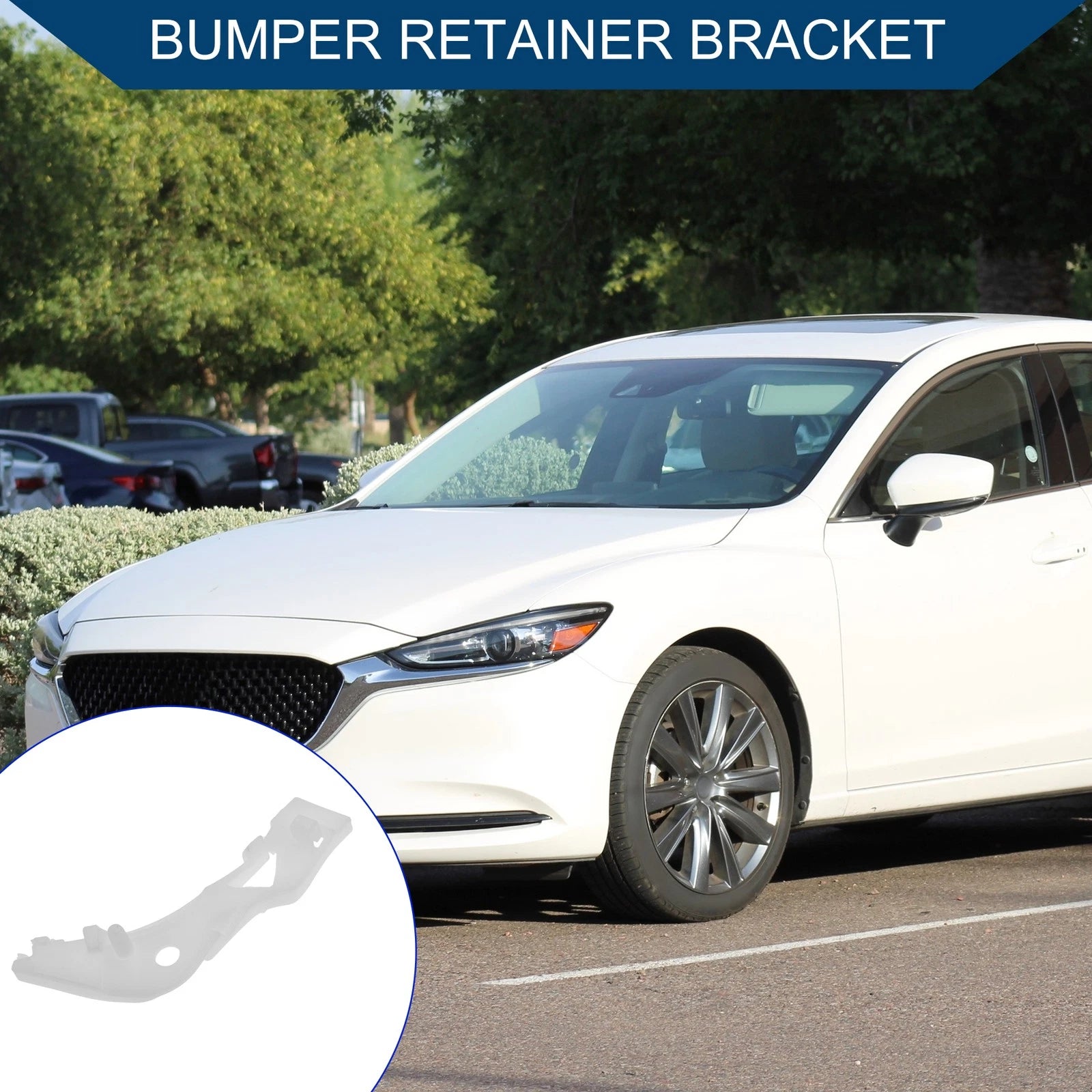 1pc Right Front Bumper Support Bracket No.GJ6A50E11C for Mazda 6 (2003–2008)