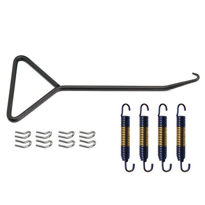 Set of 4 Universal Motorcycle Exhaust Pipe Muffler Mounting Springs Hooks