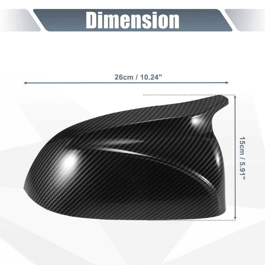 Rearview Mirror Cover Cap Replacement for BMW X3 X4 X5 X6 (2018–2024)