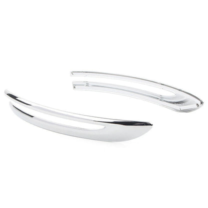 2X Chrome Rear View Mirror Stripe Cover Trim for Nissan Kicks (2017–2019)