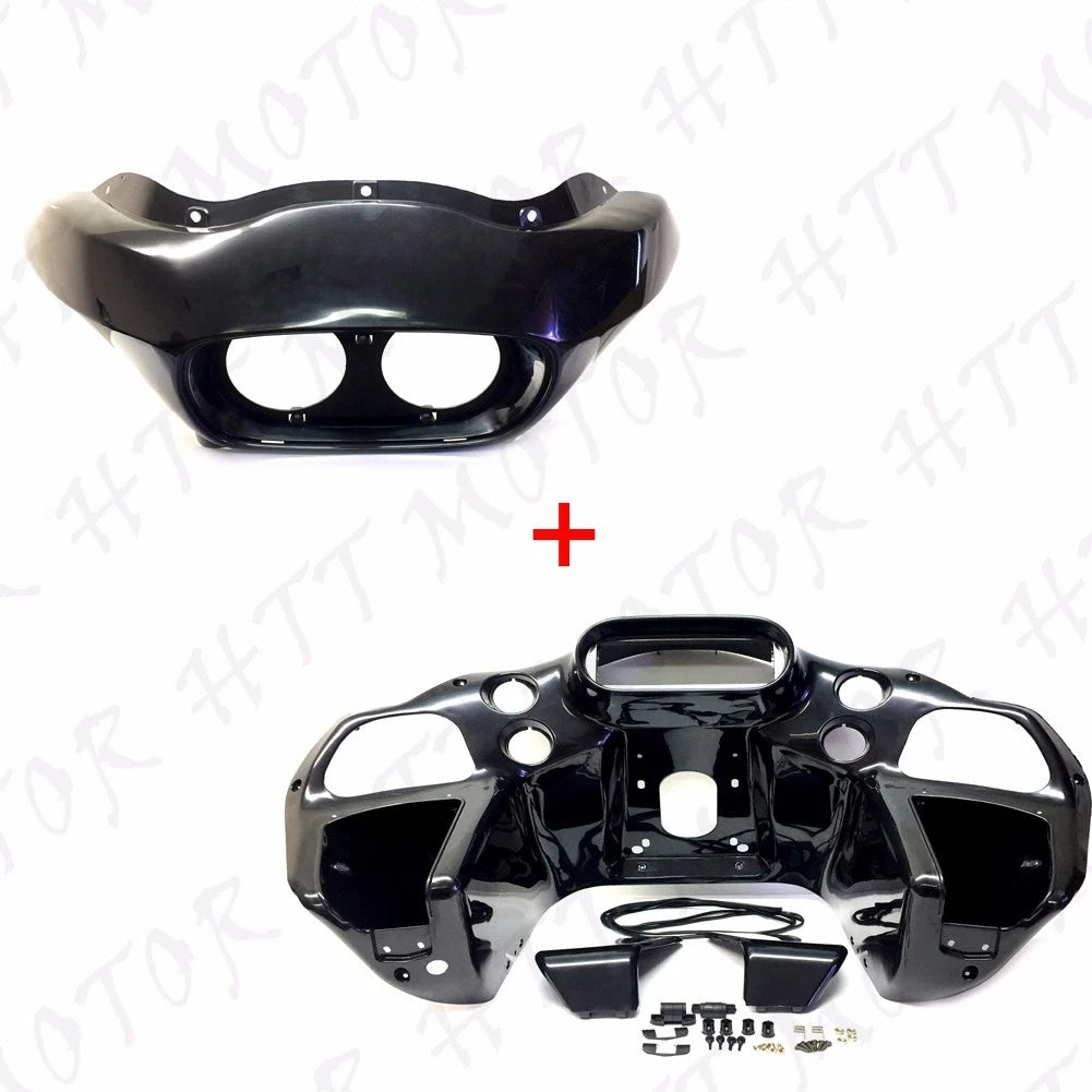 Inner & Outer Headlight Fairing for Harley FLTR Road Glide (Unpainted)