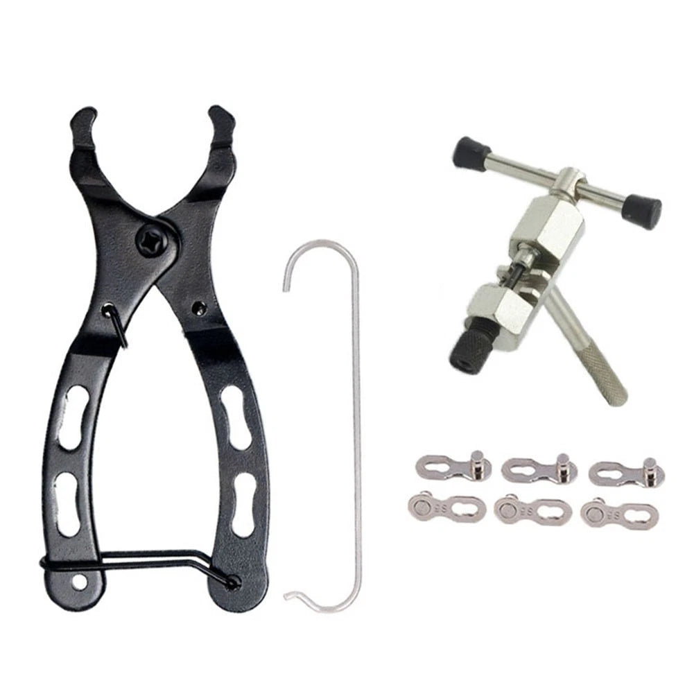 Bicycle Chain Maintenance Kit with Link Plier and 3 Chain Links