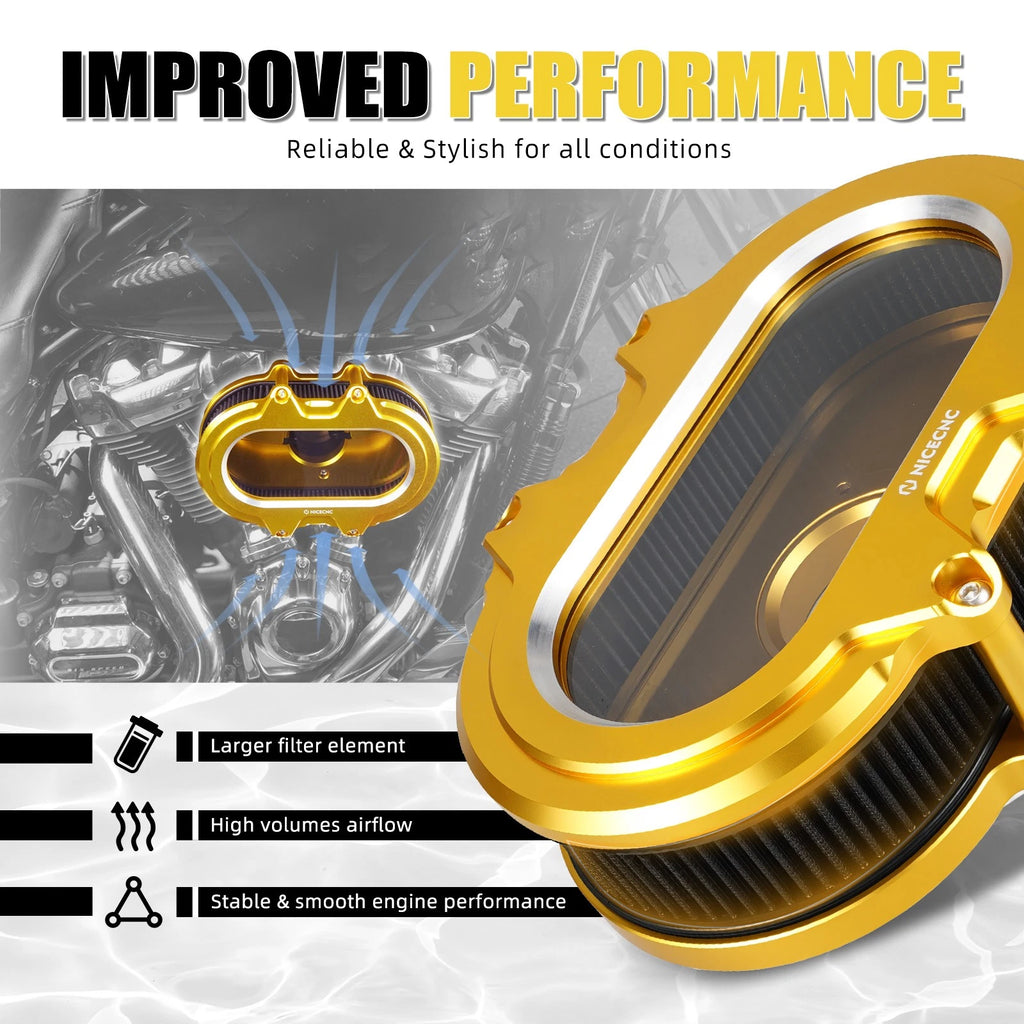 Air Intake Filter Kit for Harley Freewheeler FLRT (2017–2023)