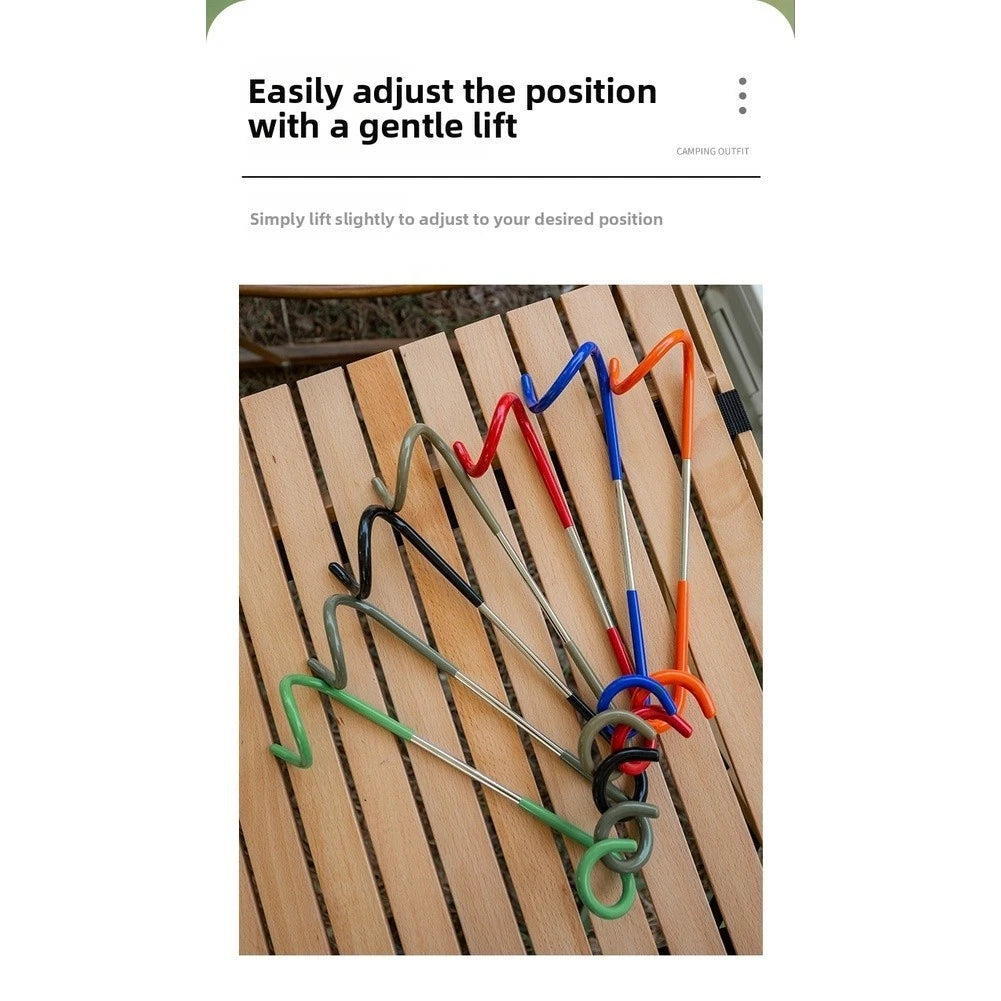 Quick Setup Spiral Hook for Lanterns with Anti Slip Design