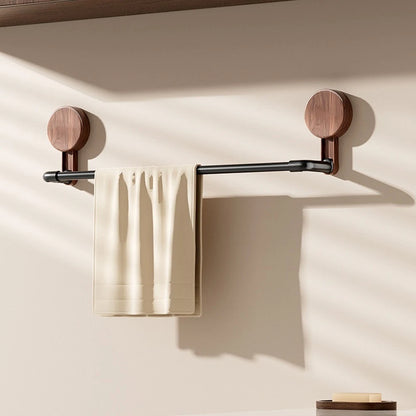 Compact Suction Cup Towel Bar for Small Bathroom Spaces