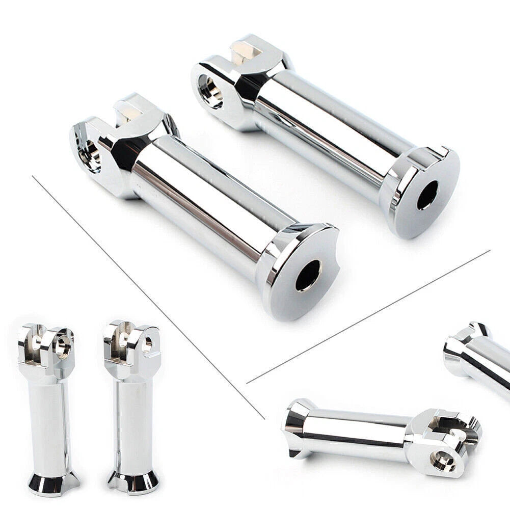 Foot Rest Pegs Bracket for Harley Softail Slim Fat Bob Low Rider (2018–2020) Chrome