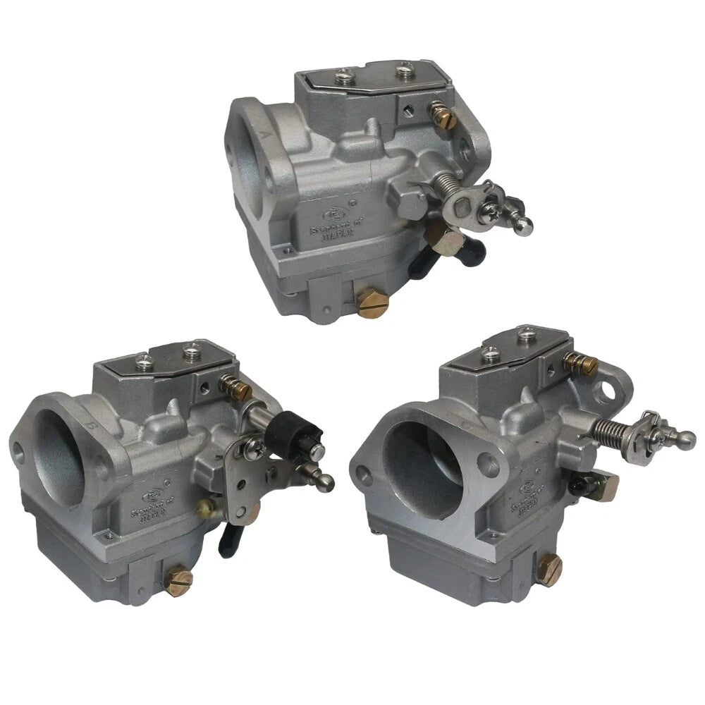 3pcs Carburetor Set for Mercury 40 45 55 60 HP 821854T19/821854T20/821854T21
