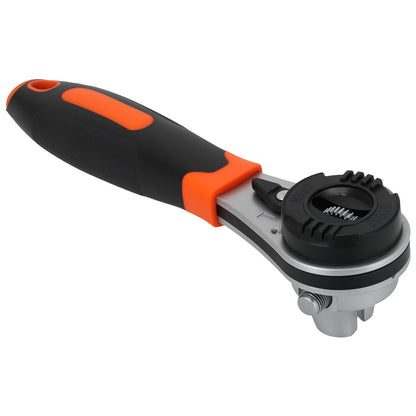 Adjustable Ratchet Wrench 6-22mm Reversible Heavy Duty Steel Tool