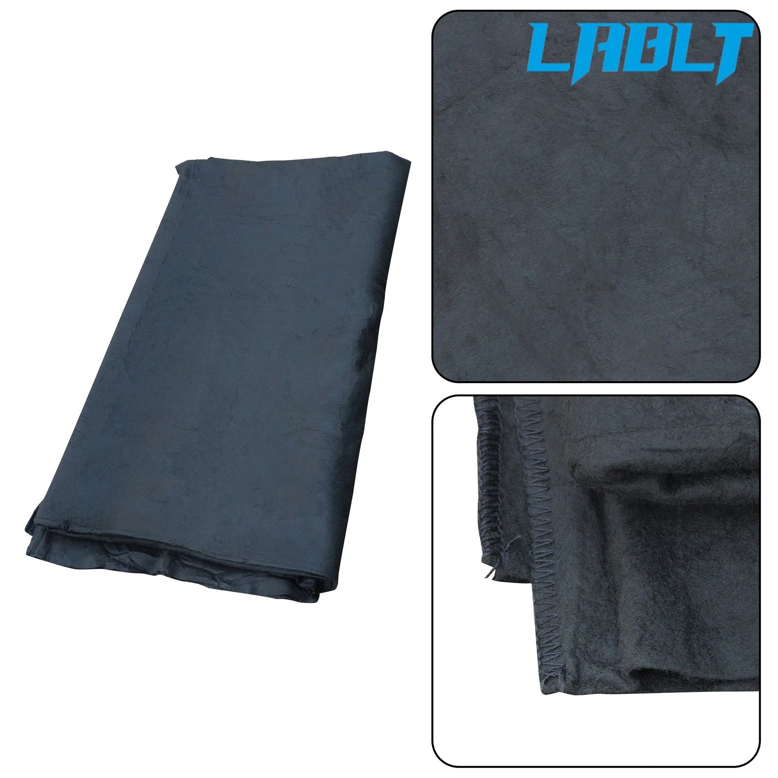15FT Round Pool Liner Pad for Above Ground Pools - Black