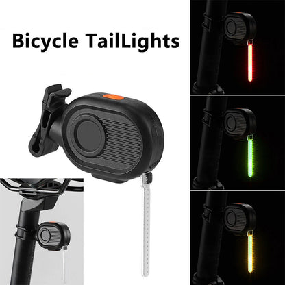 USB LED Bicycle Bike Indicator Rear Tail Light - 3 Modes