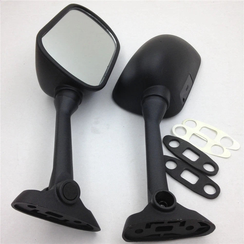 Black Racing Mirrors for Suzuki GSXR 1000/SV650 (2003–2006)