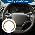 Steering Wheel Cover for Car (14.96", Brown)
