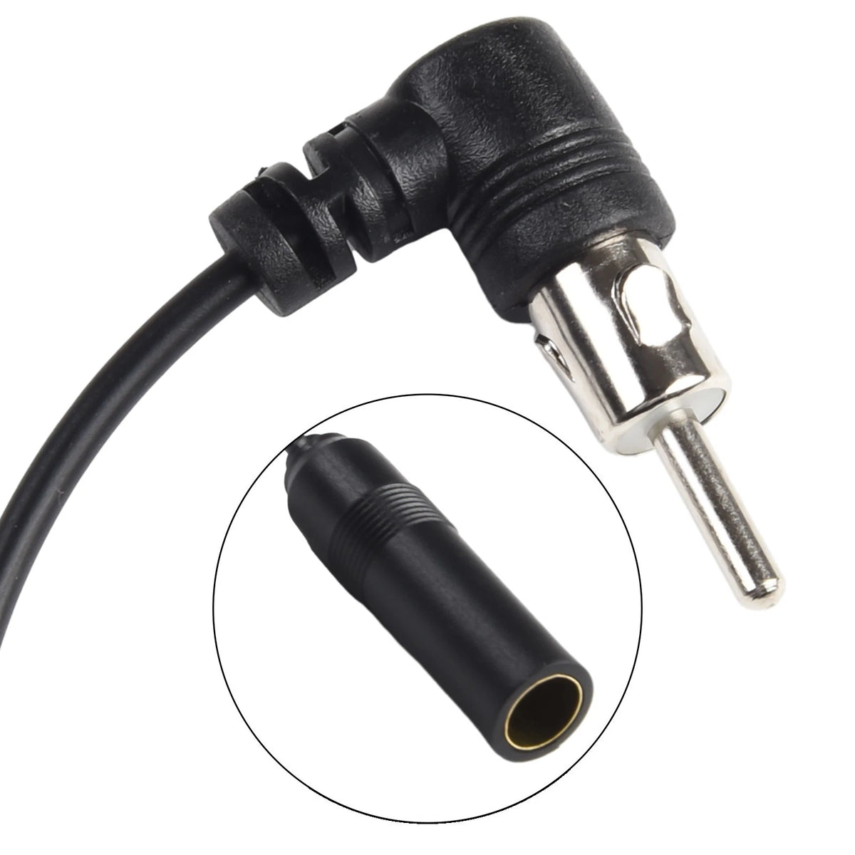 Antenna Adapter for Car Audio (Wear Resistant, Black Color)