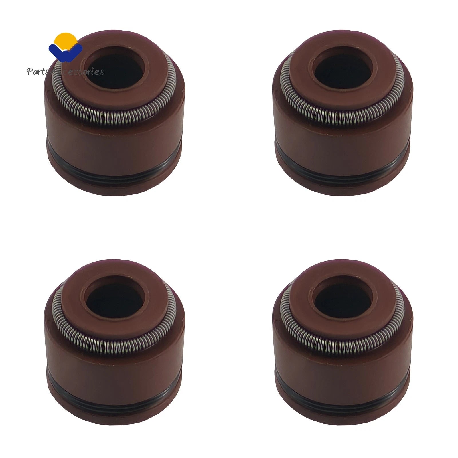 4X Valve Stem Seal for Honda CRF250R (2004–2007), CRF250X (2004–2017) 12209-GB4-681