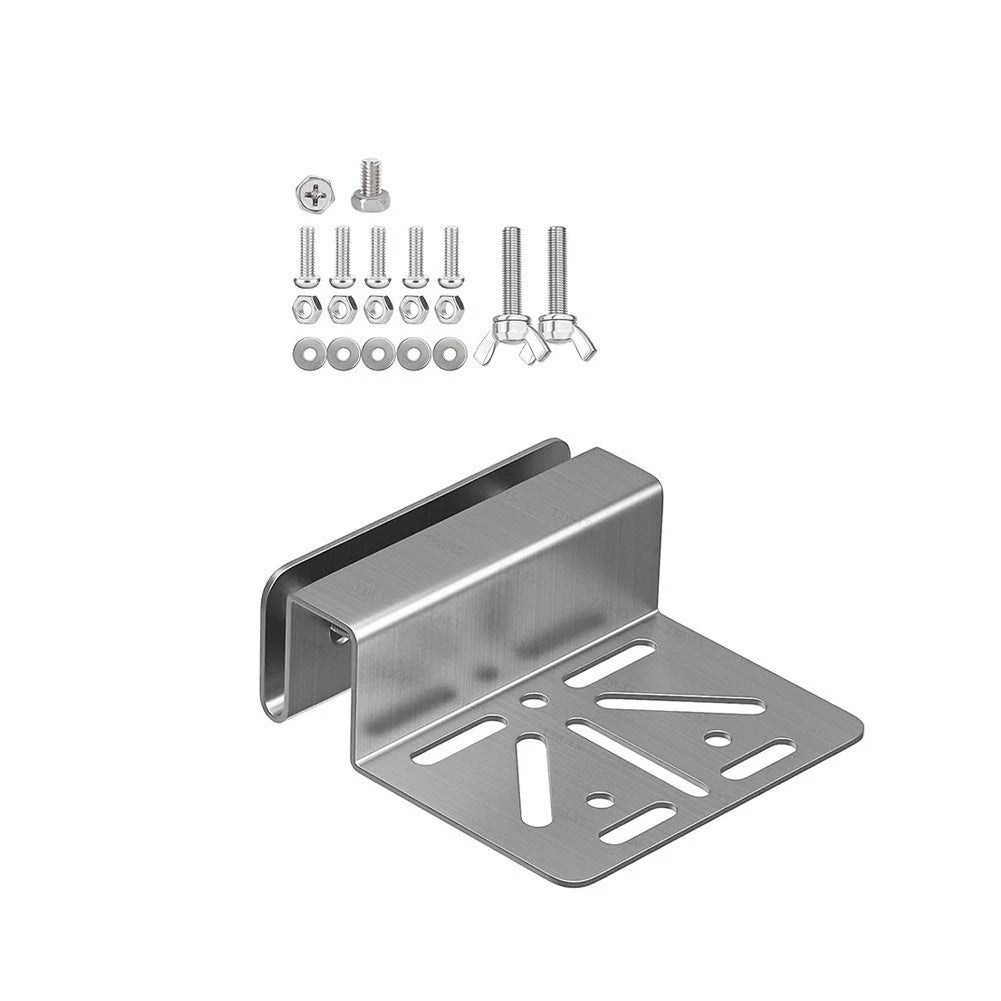 Stainless Steel Gutter Mount for Cameras and Solar Panels