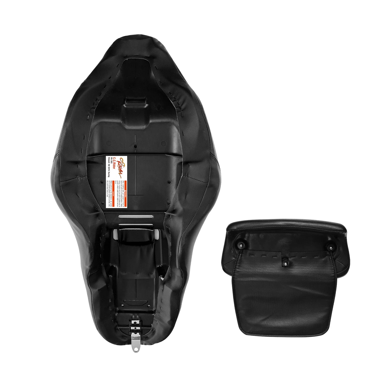 Driver Passenger Seat & Backrest for Harley Touring (2014–2023)
