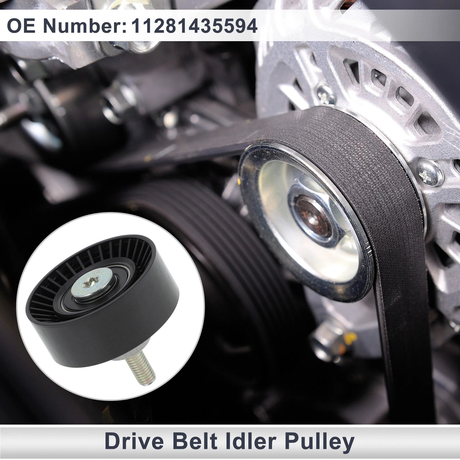 Drive Belt Idler Pulley Replacement for BMW Series 3 (1998–2005)