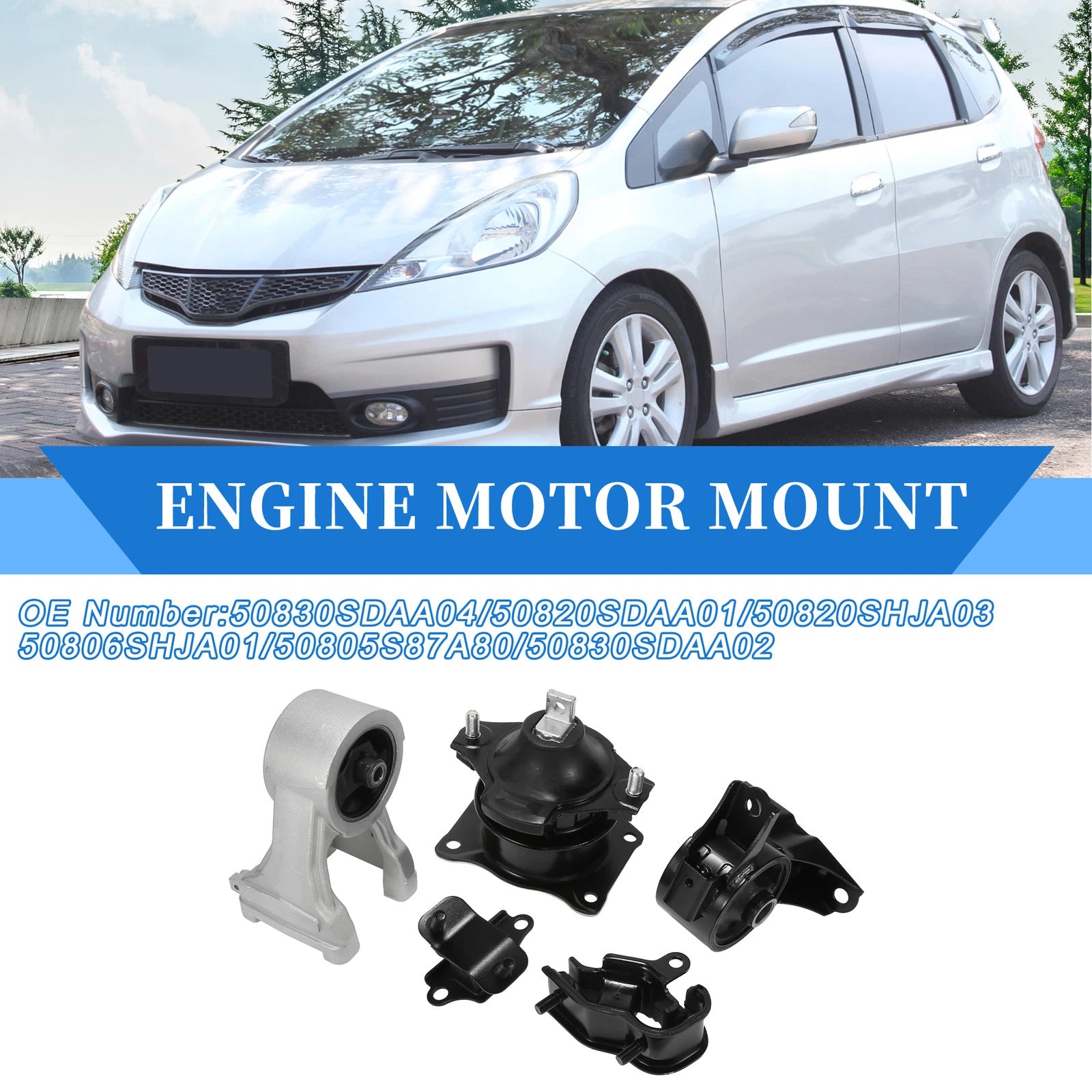 Engine Motor Mount Set for Honda Accord (1998–2002)