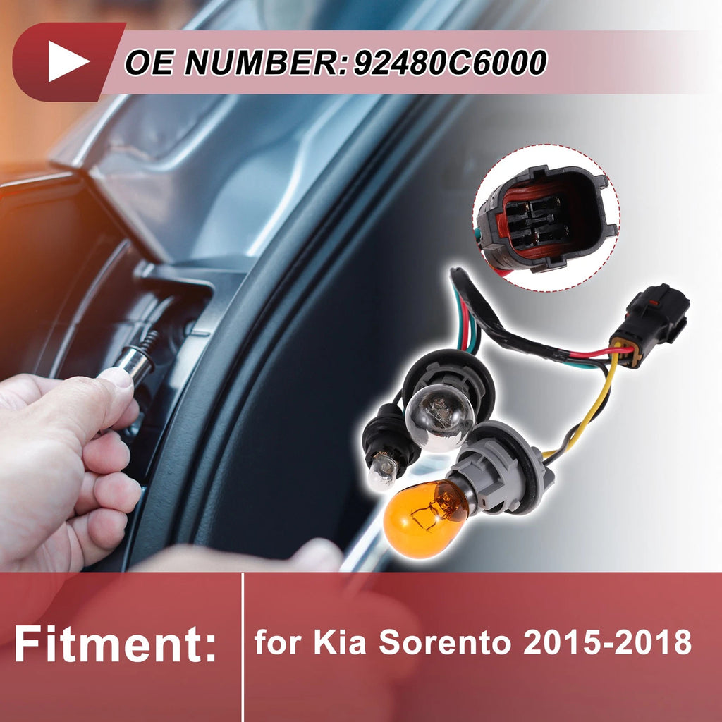Tail Light Socket Wiring for Kia Sorento (2015–2018) No. 92480C6000