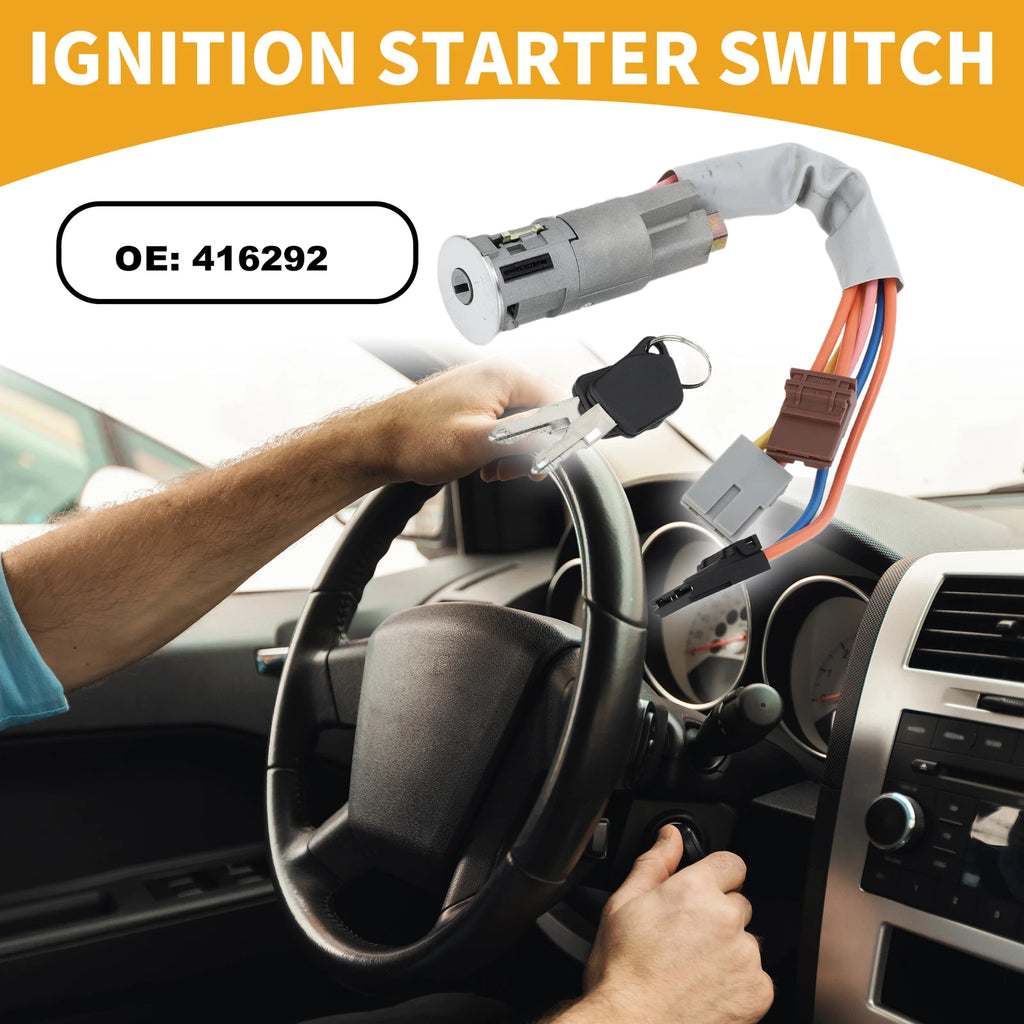 Ignition Starter Switch for Peugeot 106 (1991–2003) No.416292