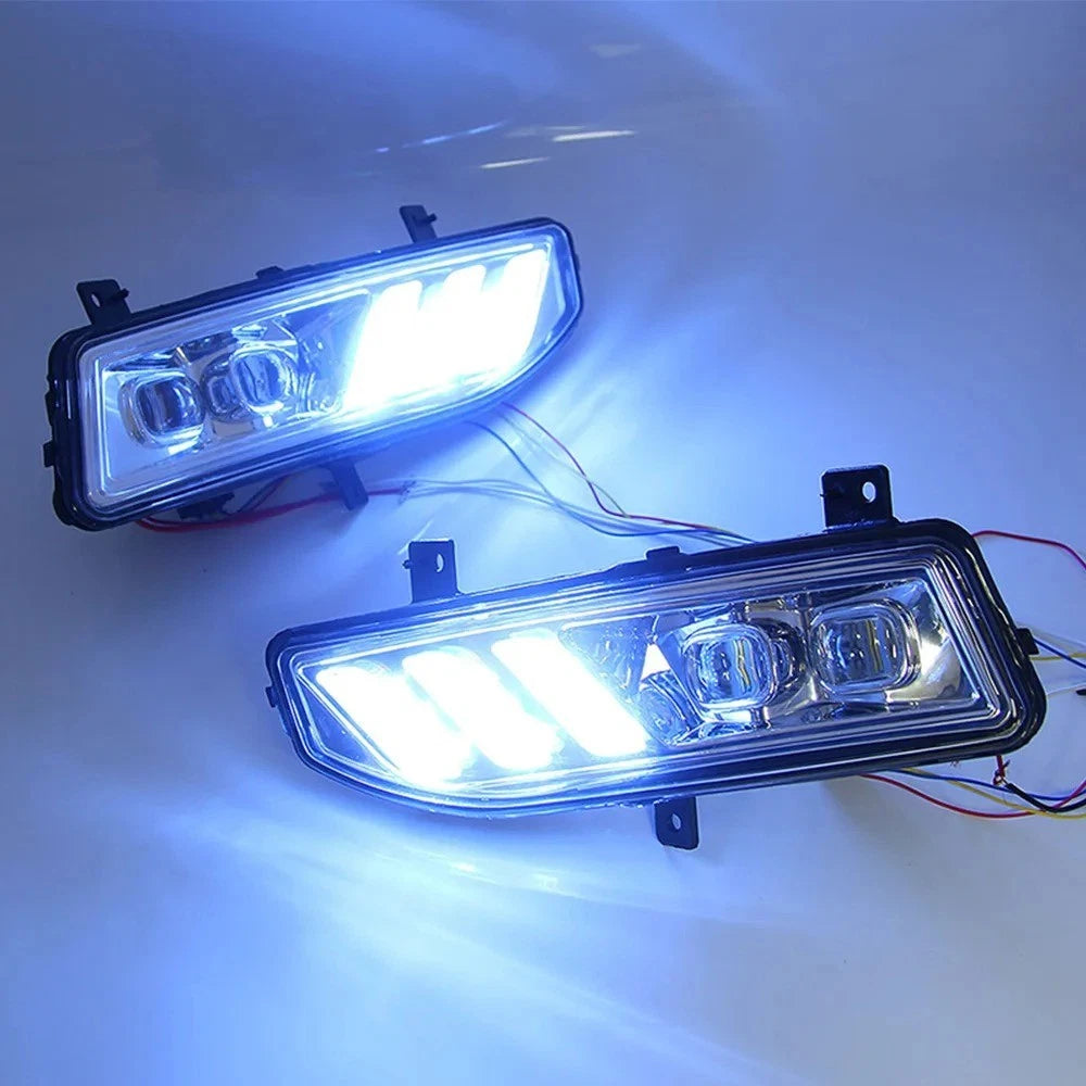 1 Pair Daytime Running Light DRL Lamp for Nissan Sentra (2013–2019)