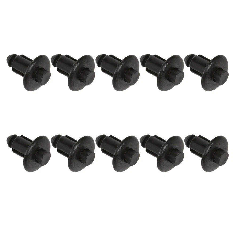 10Pcs Tail Gate Molding Rivet For Ford Tailgate Push Type Retainers N807673-S