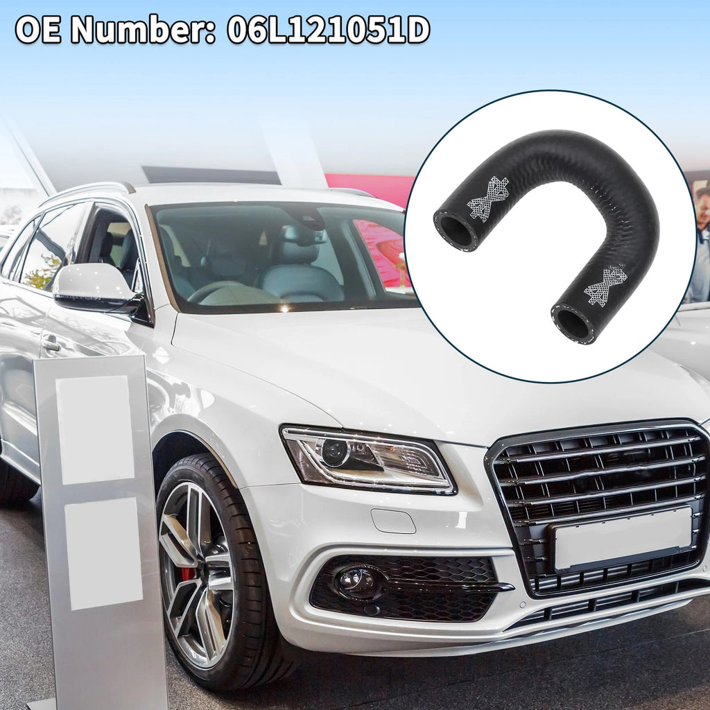 Radiator Hose Coolant Pipe Replacement for Audi Q5 (2010–2017) Rubber Black