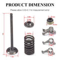 Rocker Arm Intake Exhaust Valve Kit for Polaris Magnum 425 500 Big Boss ATP 500 (1995–2005)