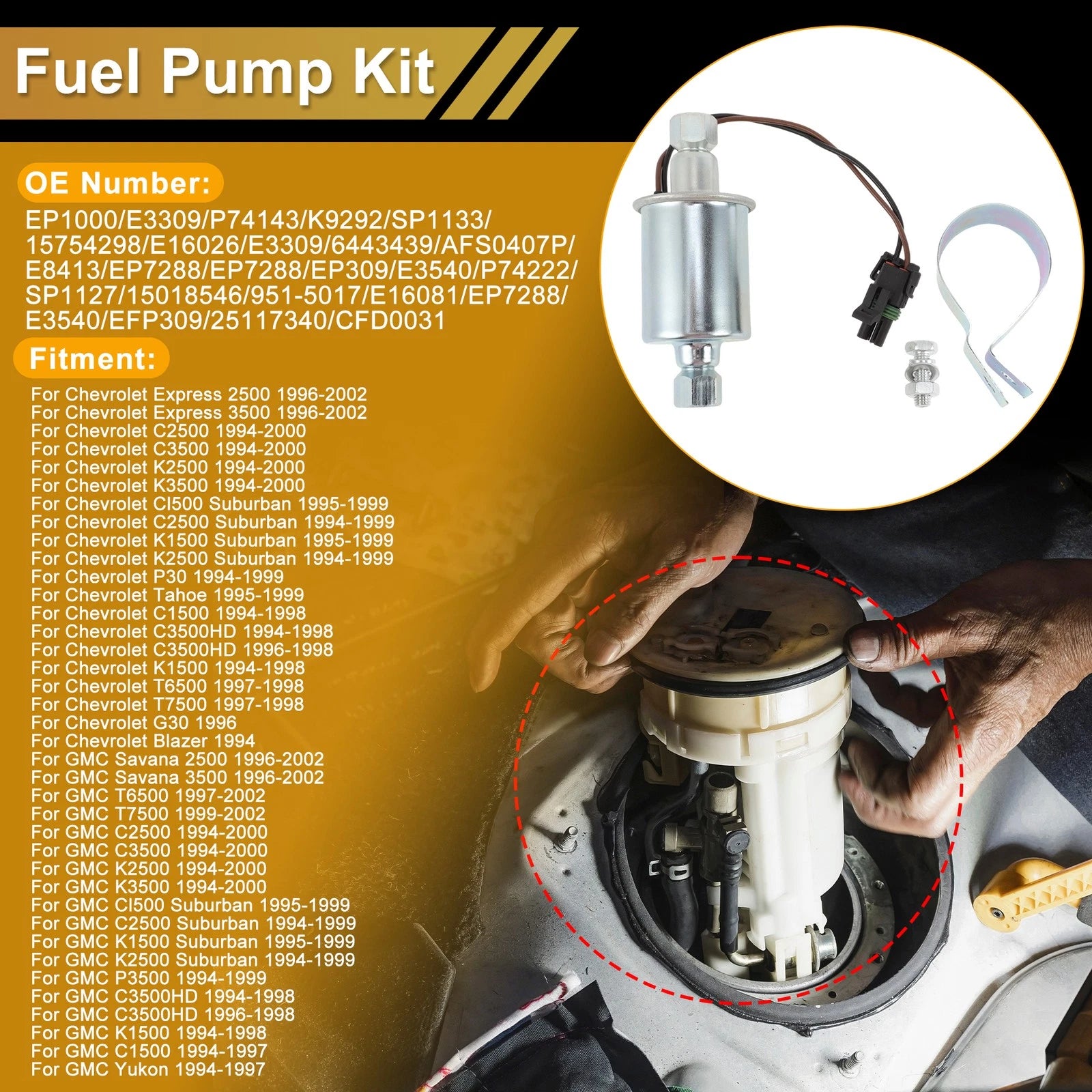 Fuel Pump Replacement for Chevrolet Express 2500 (1996–2002)