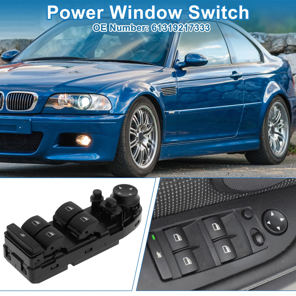 Power Window Switch Replacement for BMW 325i Base 2006 (2005–2006)