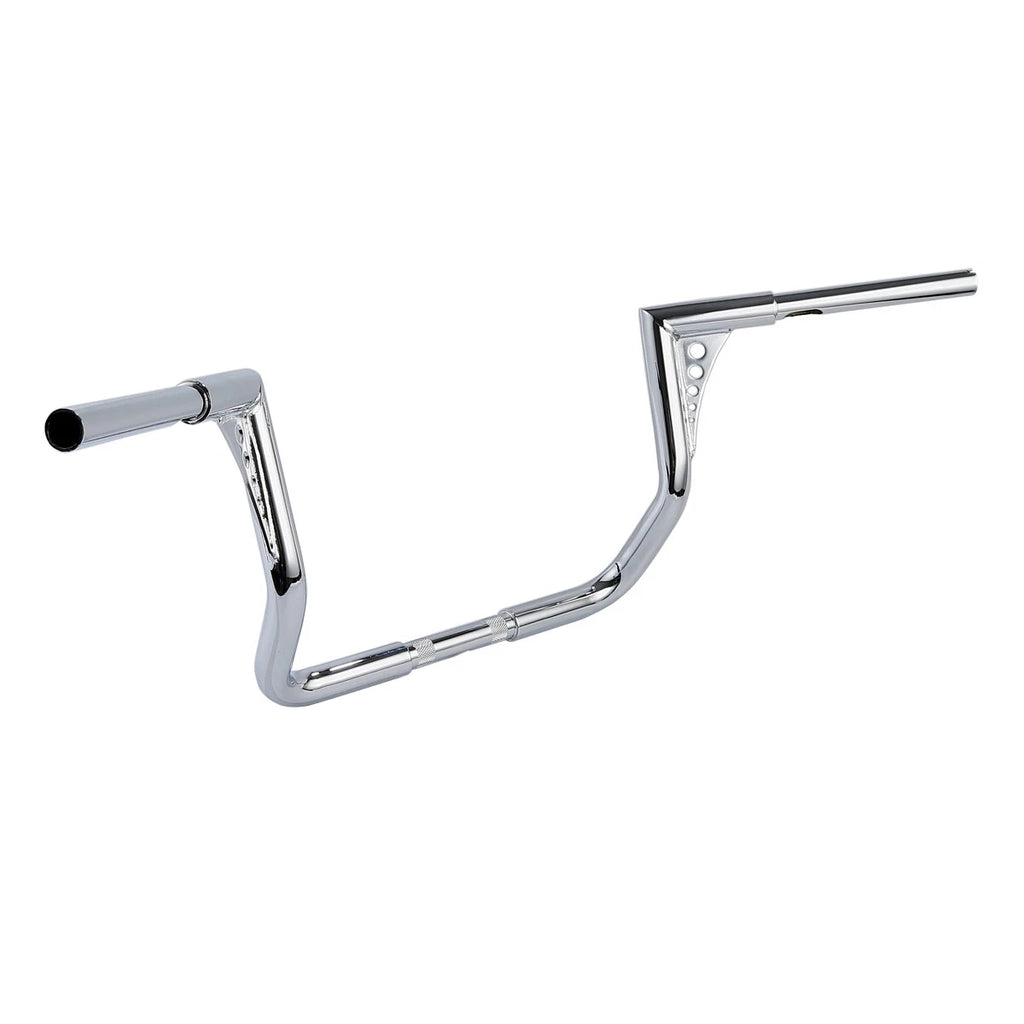 Chrome/Black 12" Ape Hanger Handlebar for Harley Electra Glide (1982–2024)
