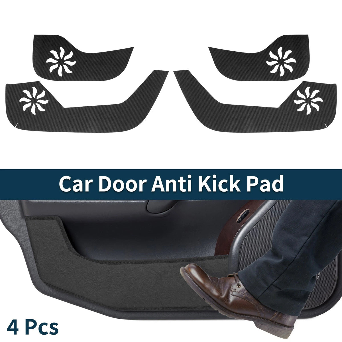Car Door Anti Kick Pad Leather Sticker Set for Mazda CX-8 (2017–2023)