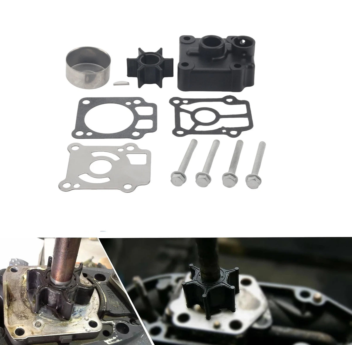 For Mercury Impeller Water Pump Repair Kit 46-853792A2 853792A1 25 30 HP